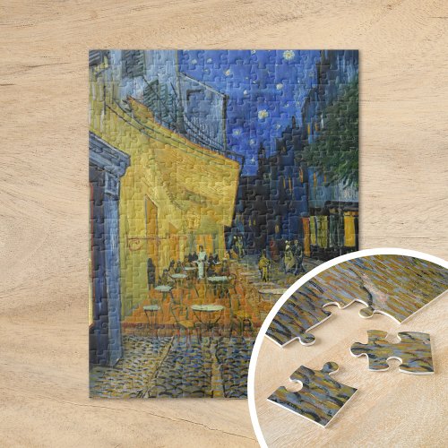 Cafe Terrace at Night  Vincent Van Gogh Jigsaw Puzzle