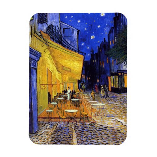 Cafe Terrace at Night Vincent van Gogh Magnet