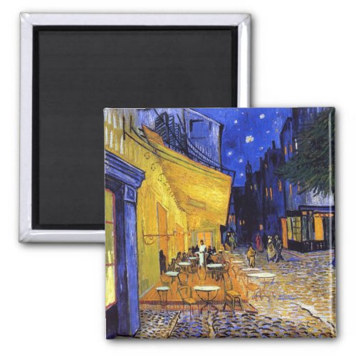 Cafe Terrace at Night Vincent Van Gogh Magnet