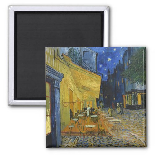 Cafe Terrace at Night  Vincent Van Gogh Magnet