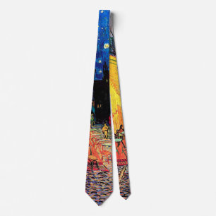 Cafe Terrace at Night, Vincent van Gogh Neck Tie