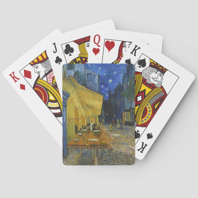 Cafe Terrace at Night | Vincent van Gogh Poker Cards (Back)