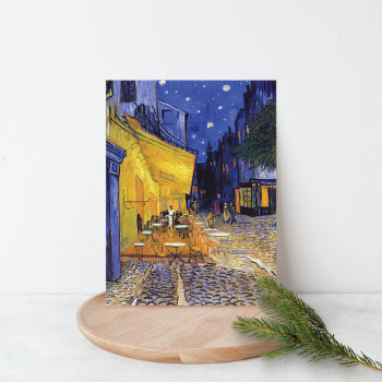 Cafe Terrace At Night Vincent Van Gogh Postcard by mangomoonstudio at Zazzle