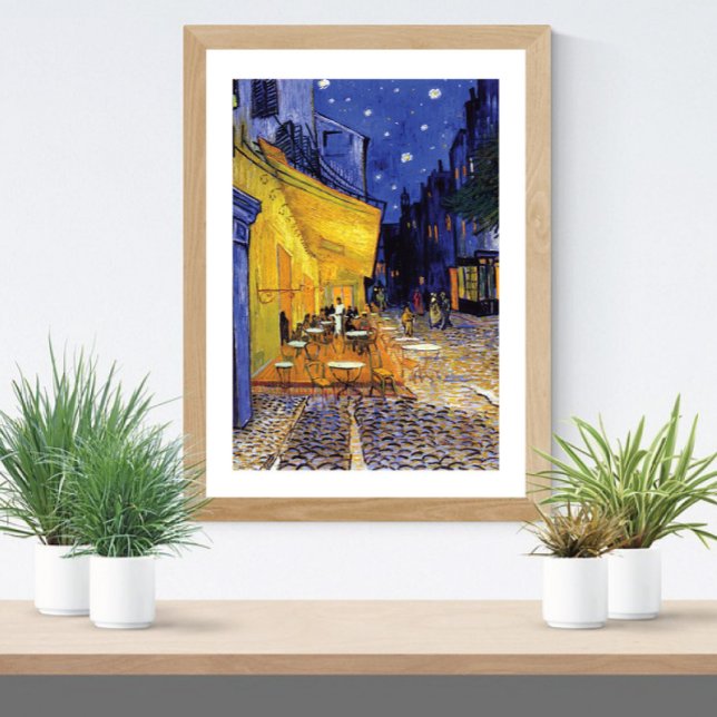 Cafe Terrace at Night Vincent van Gogh Poster (Creator Uploaded)