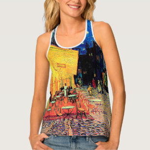 Cafe Terrace at Night, Vincent van Gogh Tank Top