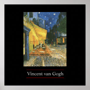 Cafe Terrace by van Gogh Poster Print