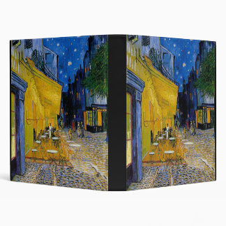 Cafe Terrace by Vincent van Gogh Binder