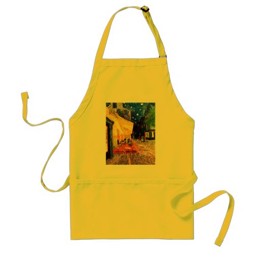 Cafe Terrace Place du Forum Van Gogh Fine Art Adult Apron