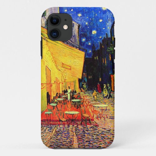 Cafe Terrace Place du Forum Van Gogh Fine Art iPhone 11 Case