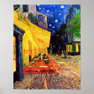 Cafe Terrace Place du Forum Van Gogh Fine Art Poster