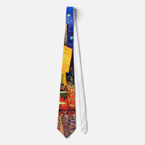 Cafe Terrace Place du Forum Van Gogh Fine Art Tie