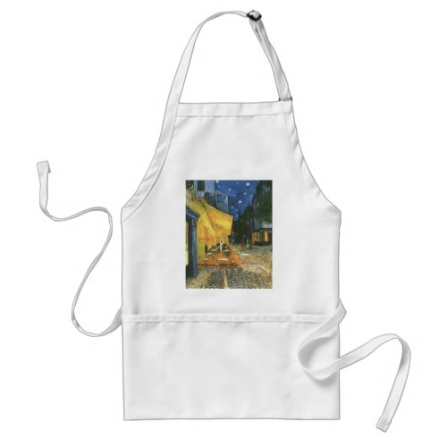 Cafe Terrace _ Vincent van Gogh Adult Apron