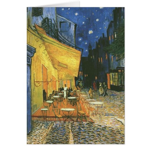 Cafe Terrace - Vincent van Gogh Cards (Front)
