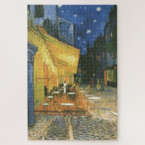 Cafe Terrace _ Vincent van Gogh Painting Art Jigsaw Puzzle