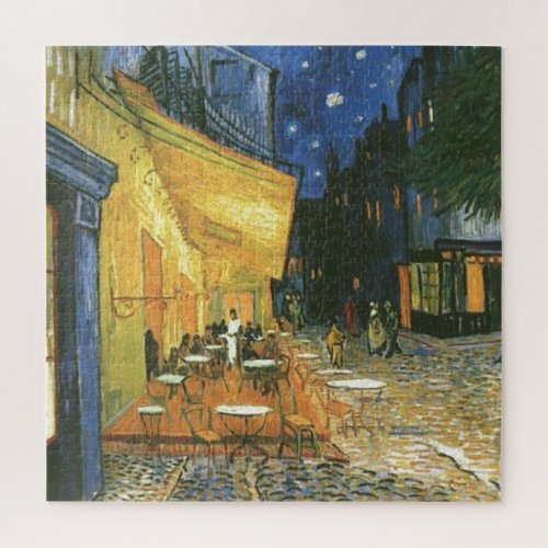 Cafe Terrace _ Vincent van Gogh Painting Art Jigsaw Puzzle