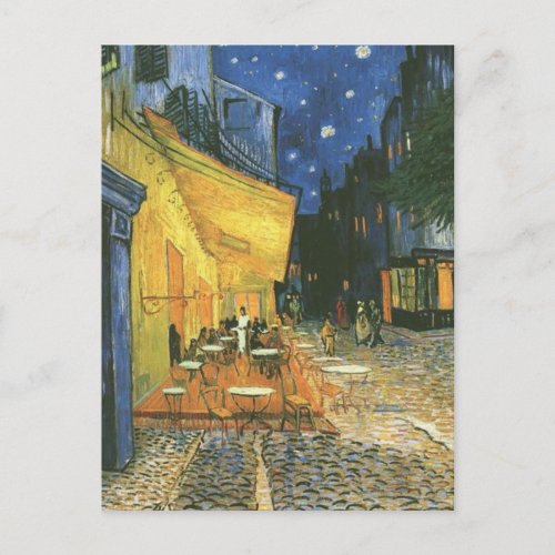 Cafe Terrace _ Vincent van Gogh Postcard