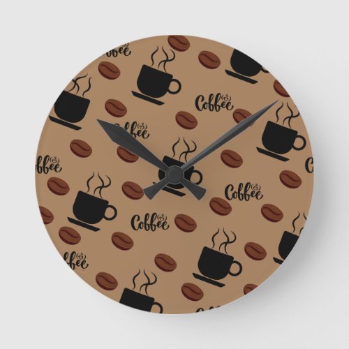 Cafe Themed Coffee Kitchen Wall Clock