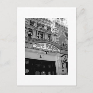 Cafe Tortoni and Tango Postcard