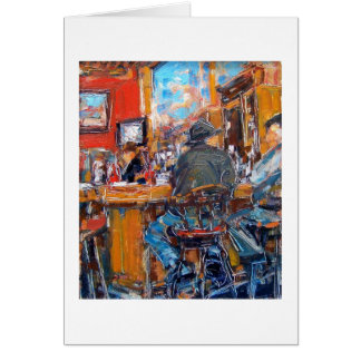 "Cafe Waterfront" by Linda Mitchell Cards