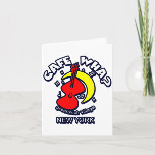 Cafe Wha The New York City Folk Music Scene Card
