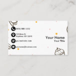 Cafe with Coffee and Cupcakes Business Card