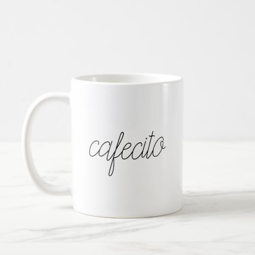 Cafecito coffee mug