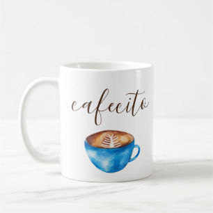 Cafecito Coffee Mug Cuban Espresso Watercolor