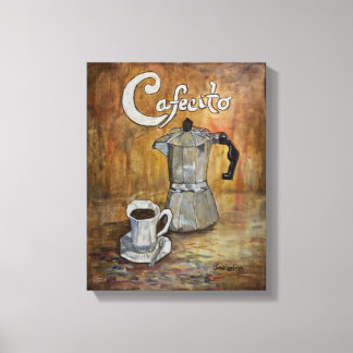 Cafecito - Cuban Coffee Canvas Print