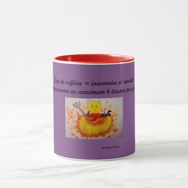 Cafeine consumption mug (Center)