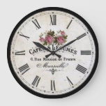 Cafes And Legumes Clock at Zazzle