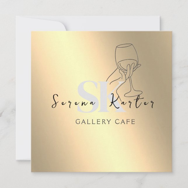 Cafes Cafe Coffee Food Coffeeshop Restaurant  Invitation (Front)