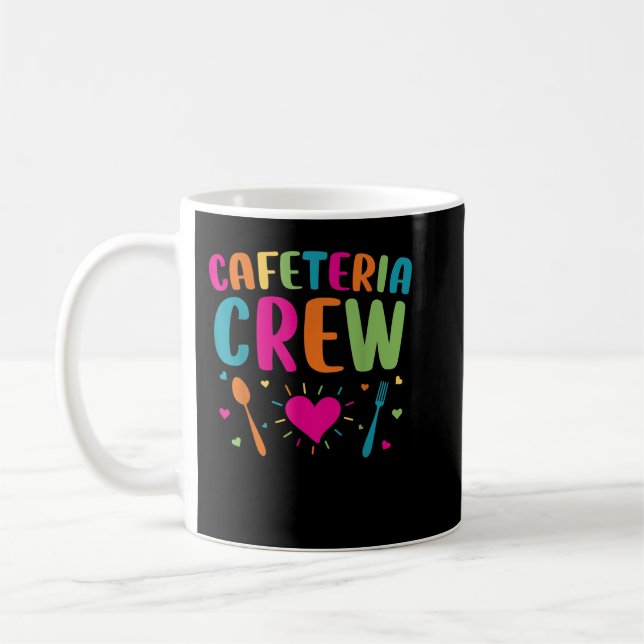 Cafeteria Crew Lunch Lady Back to School Novelty  Coffee Mug (Left)