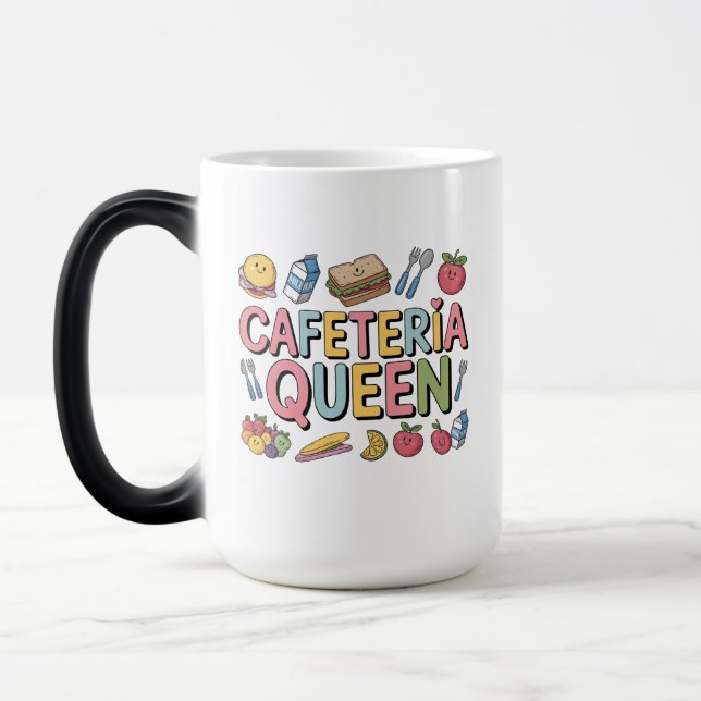 Cafeteria Queen Color Morph Mug (Left)