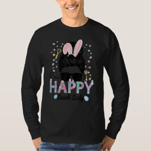 Cafeteria Stuff One Happy Lunch Lady Easter T-Shirt