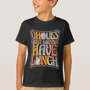 Cafeteria Worker Back To School Halloween Lunch La T-Shirt