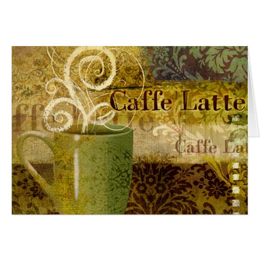 Caffe Latte Cards (Front Horizontal)