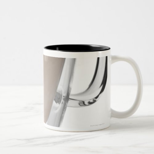 Caffe latte on white background cut out Two_Tone coffee mug