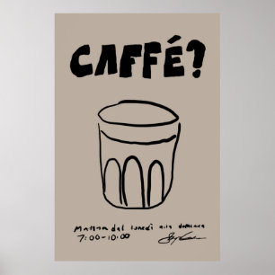 Caffe Poster