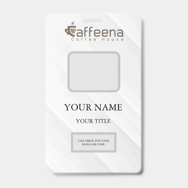 Caffeena Badge (Back)