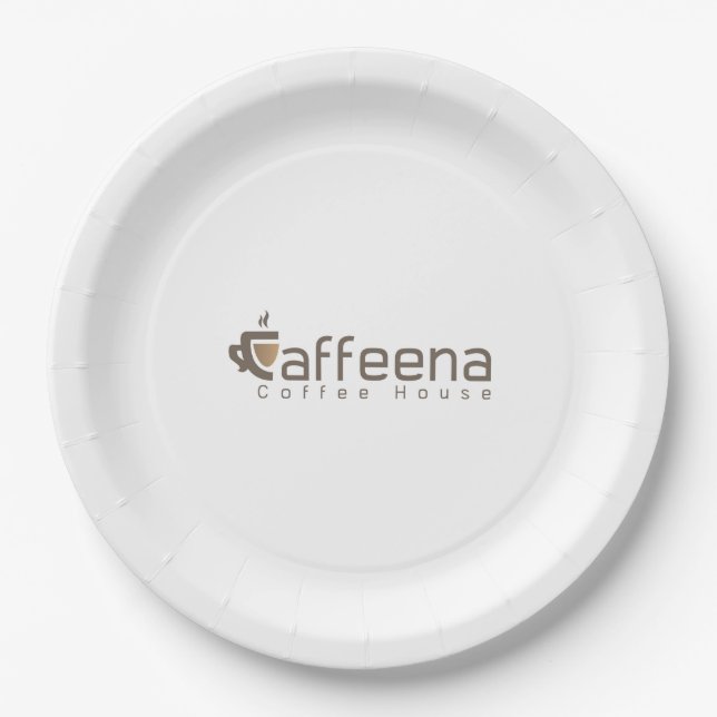 Caffeena Paper Plates (Front)