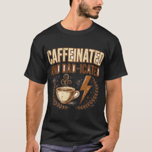 Caffeinated and Dad-icated T-Shirt