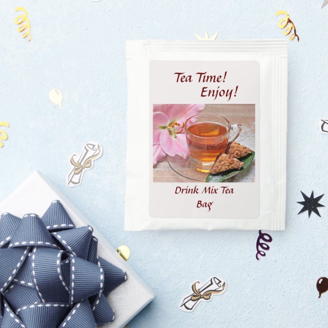Caffeinated Argentine Black Tea Party Favors Tea Bag Drink Mix (Packets)
