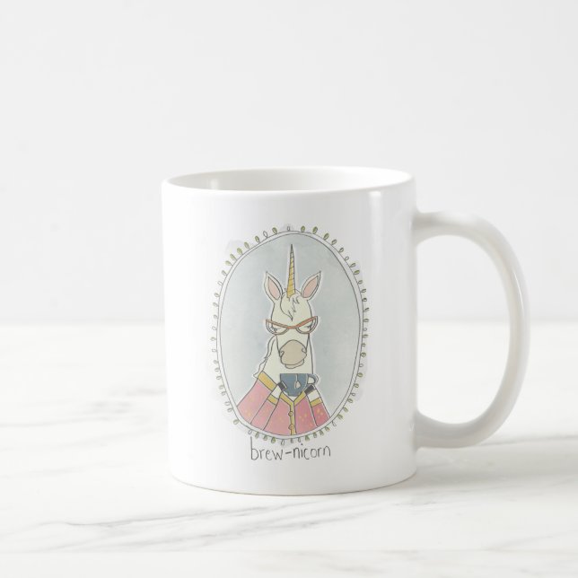 Caffeinated Cutie | Brew Unicorn Coffee Mug (Right)