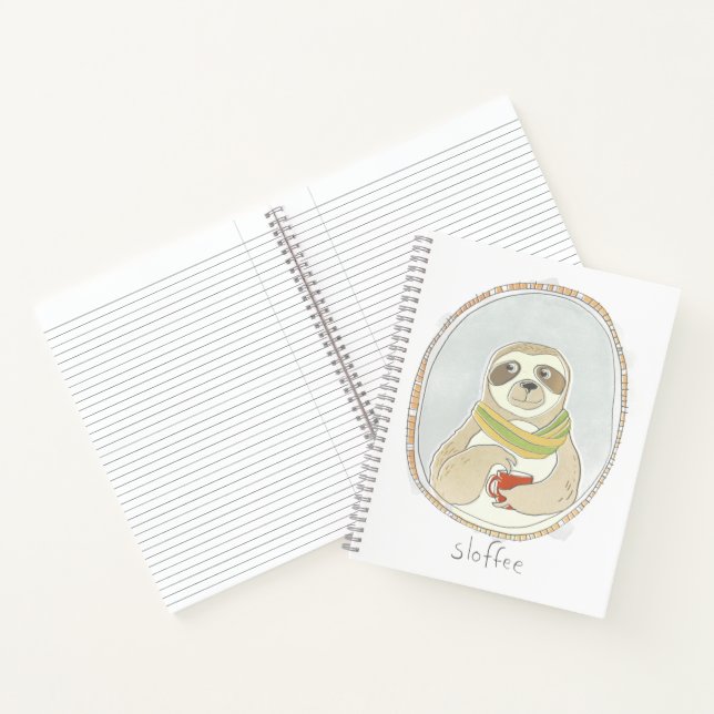 Caffeinated Cutie | Sloffee Notebook (Inside)