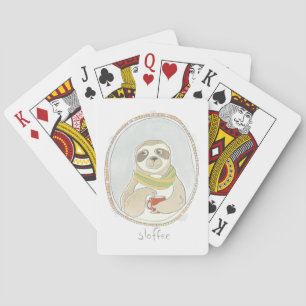 Caffeinated Cutie Sloffee Poker Cards
