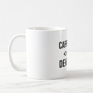 Caffeinated Developer – Coding Coffee Design Mug
