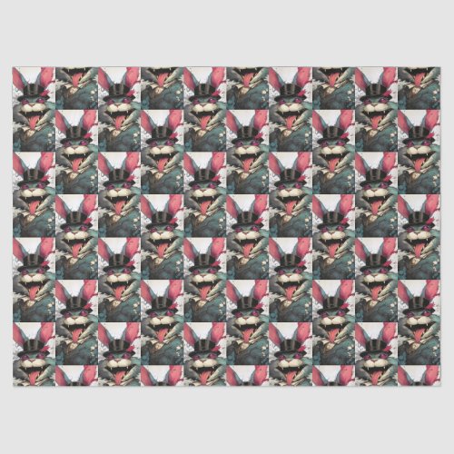 Caffeinated Top Hat Rabbit Magical Society Tissue Paper