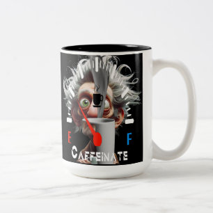 Caffeinated Well Two-Tone Coffee Mug