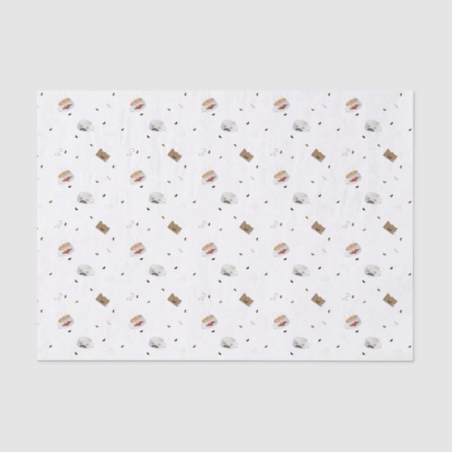 Caffeinated World Tissue Paper (Front)