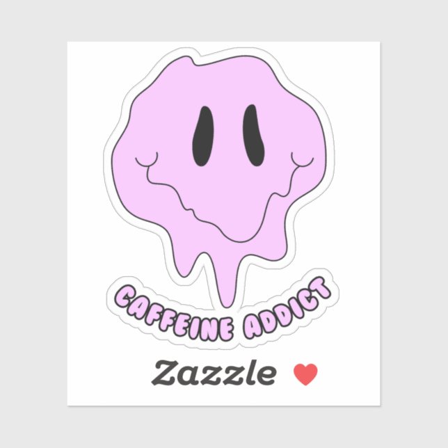 Caffeine Addict Sticker (Sheet)